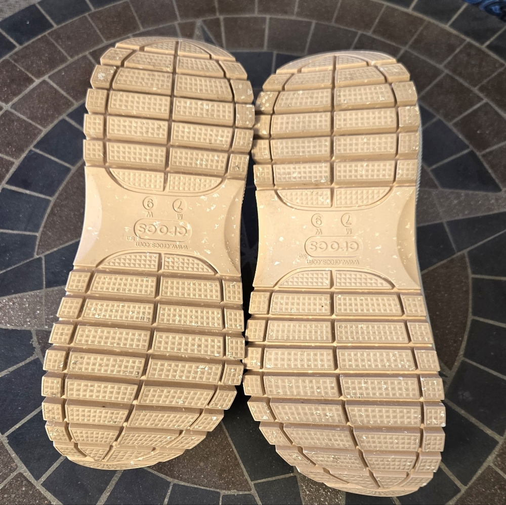 Crocs Mega Crush Platform Clogs In Chai - Picture 10 of 15